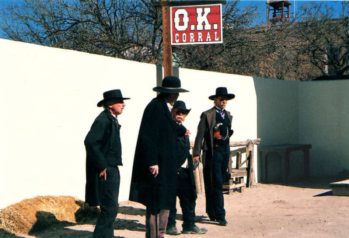 Daily reenactment of the famous fight at the O.K. Corral.