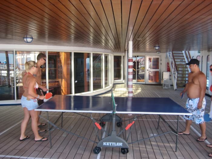 In a cruise, photo By blowitupson, source: Photobucket - Ping Pong and Table Tennis Difference, History, Fun Facts