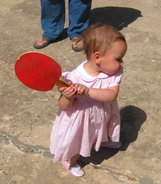 The future champ! photo By amanda-0616, source: Photobucket - Ping Pong and Table Tennis Difference, History, Fun Facts