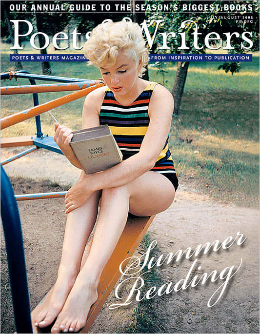 This photograph, taken by Eve Arnold, appeared on the cover of the July/Aug 2008 edition of 'Poets & Writers' Journal.