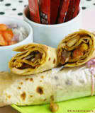 You can use left-over chicken and stuff with salad. Smear the jam on warn wraps before filling with chicken, mayo, salad and grated cheese.