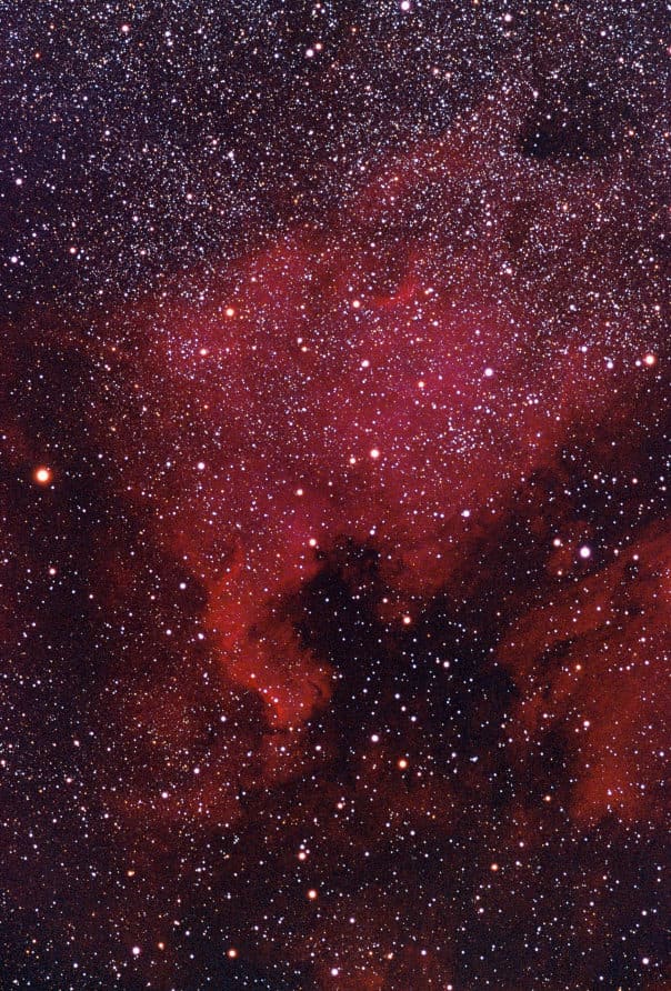 The North American Nebula is an example of an emission nebula.