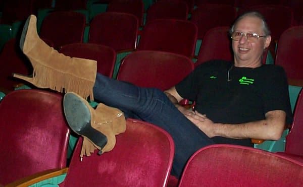 Shafted from www.hhplace.org wearing his suede high heeled boots