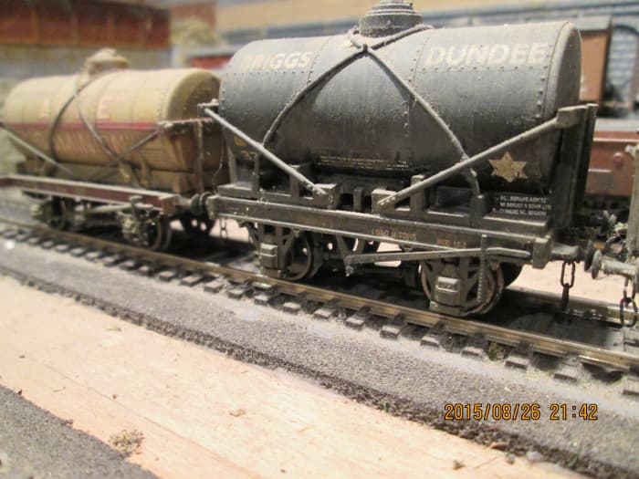 A pair of earlier independent owners' tankers, Briggs of Dundee and Acme (not the ones who supply Wiley Coyote)