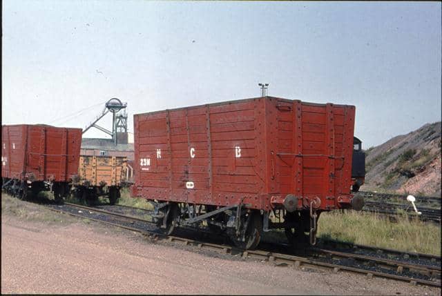 Ex-NER hopper wagons taken into National Coal Board ownership (County Durham) wagon fleet. Many life-expired wagons were taken over by the NCB in 1947 and used internally