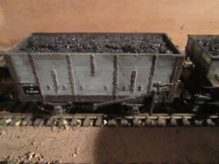 A Slaters kit, 20 ton North Eastern wooden built hopper - many lasted into British Railways and subsequently National Coal Board (NCB) ownership