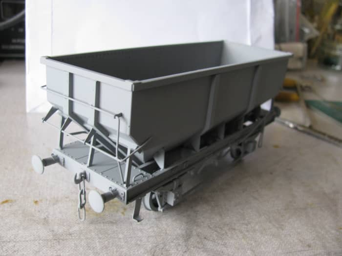 A later version of the 21 ton hopper, with instanter couplings, still retaining grease axleboxes