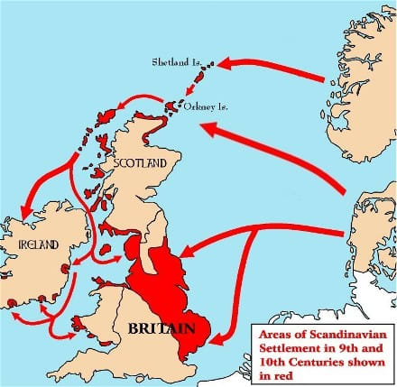 Britain and Scandinavia - before our special relationship with the US we had one with the Danes and West Norse, culminating in Knut's kingship from AD 1016 - 1035; son Harold 'Harefoot' reigned as regent, then king AD 1035 - 1041 before Harthaknut