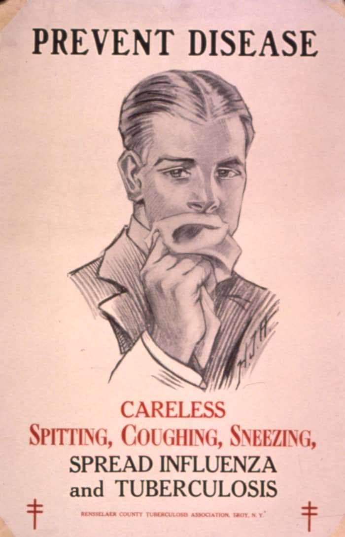 Careless coughing puts everyone who is not ill at risk, especially if it's a cold, flu or tuberculosis.