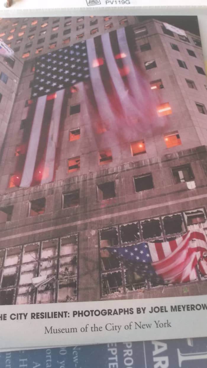 This event featured Ground Zero photographer Joel Meyerowitz showing his pictures of the destruction at and near the WTC site.