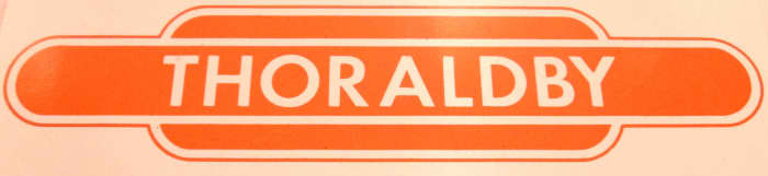 Welcome to Thoraldby Station. The ticket office is top of the steps to the left before you come to the platform, waiting rooms beyond the barrier to the right.
