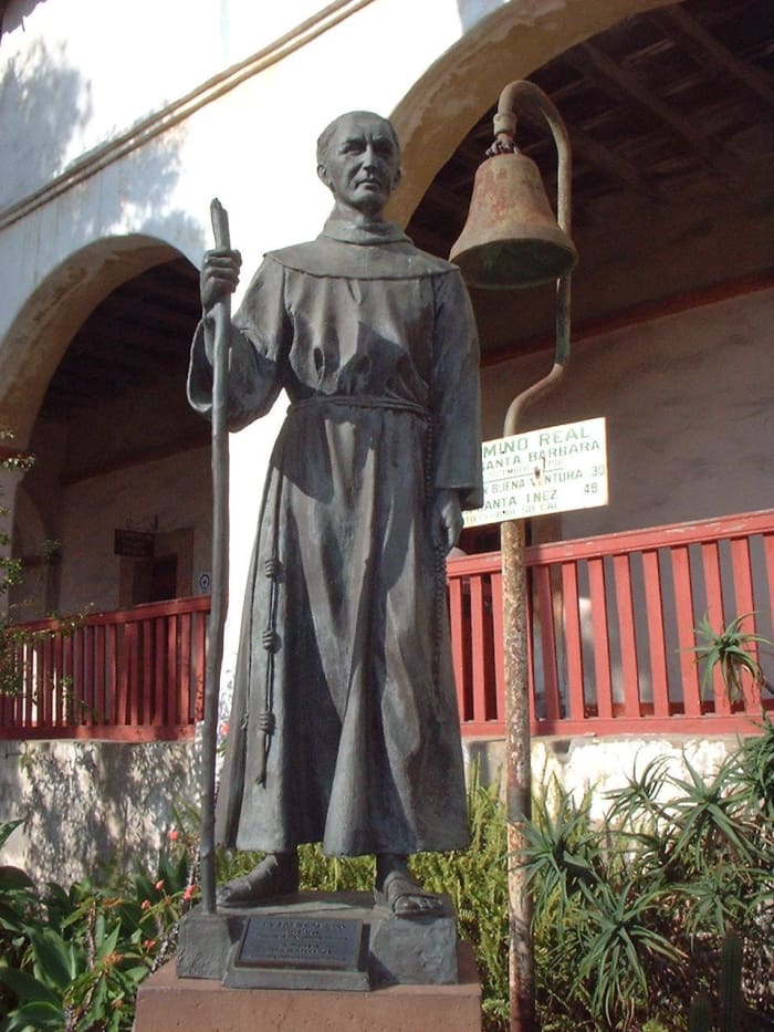 Spectral sightings of father Serra have been reported at the Carmel parish. His remains were entombed here.