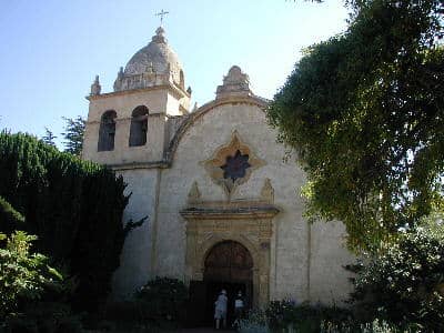 Mission San Carlos Borromeo de Carmelo in Carmel is one of the most beautiful and loved parish sites.