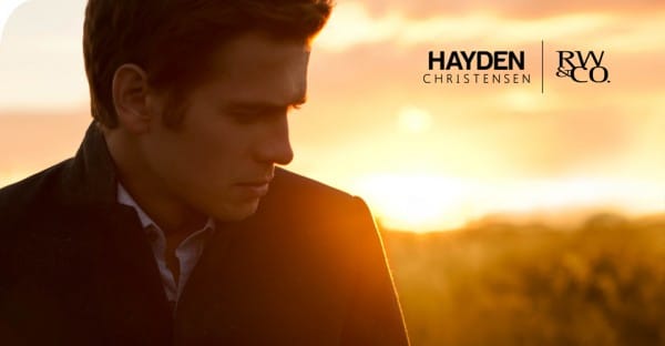Hayden Christensen collaborated with Canadian fashion retailer RW & Co for a limited edition menswear collection