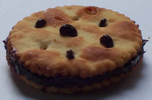 Fun Aussie Vegemite fact- when eating Vegemite between two crackers and the Vegemite squeezes through the little holes in the crackers or Saladas it's called "worms", "worming" or "Vegemite worms"! Sometimes the butter/margarine comes through too.