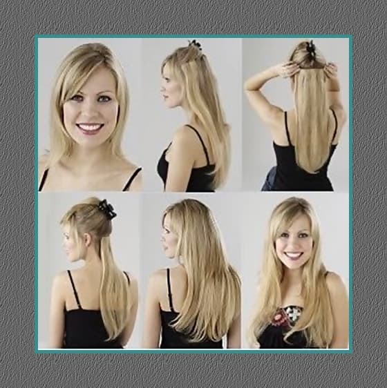 Human Hair Clip Hair Extensions - 2013 Hairstyles for Women - How to wear hair clip extensions, by Rosie2010