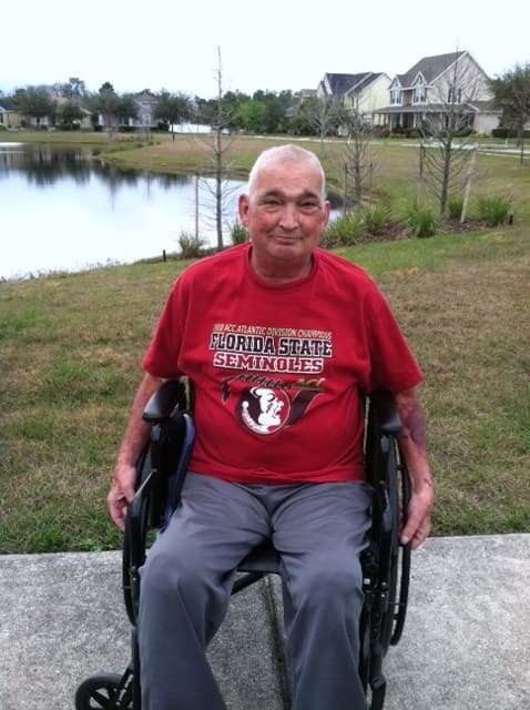 No matter what obstacles Dave encounters he still looks on the bright side. Dave and I are a team that is determined to beat every challenge that dare reckon with us.