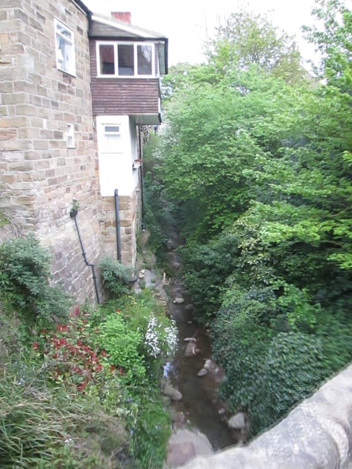 Overlooking the old police station is this cafe, perched on the hillside opposite. The physical side of the old town is only understood after a ramble from top to bottom and back up again past the Bay Hotel below