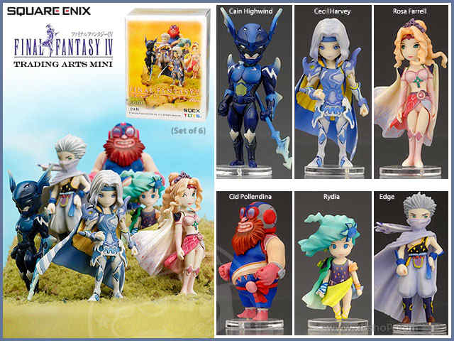 Set De 4 Figurines Final Fantasy – Trading Arts Mini Vol.3 – Square Enix – NEUF