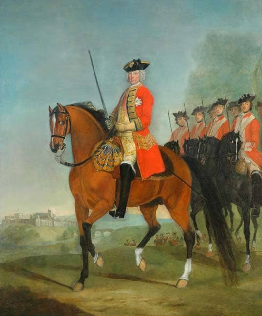 Colonel Charles Howard, after whom the regiment was named - cuffs and collars were green, hence the name 'Green Howards'.