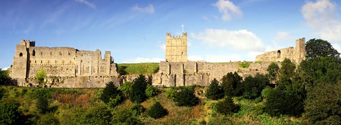 Richmond Castle - landmark keep built for Alan 'Rufus'' (the Red), Earl of Richmond under William I