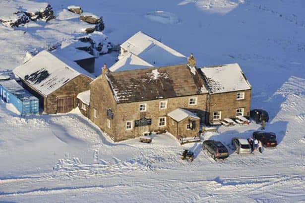 This kind of weather! An even warmer welcome awaits the intrepid (you could say foolhardy) distance walker