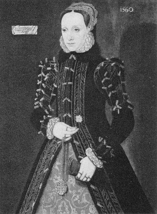 While this is an Scotts lady, I think it is still a prime example of the English Fitted Gown, so popular during this time period.