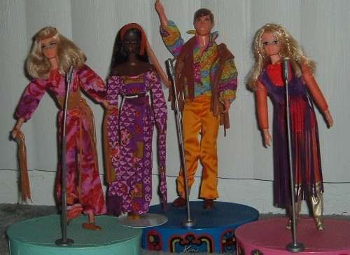 Live Action Barbie, Christie, Ken & P. J. 