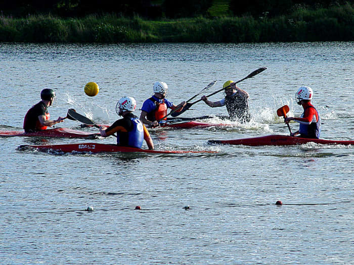 Canoe Polo practice