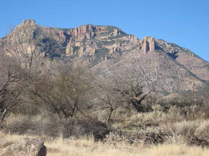 Looking West from Portal Lodge