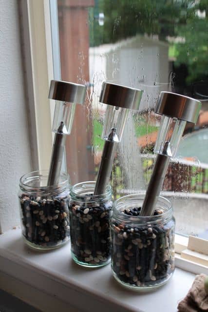 For power outages: use solar yard lights as night lights indoors. Safer for kids than candles and they last a long time! So clever!