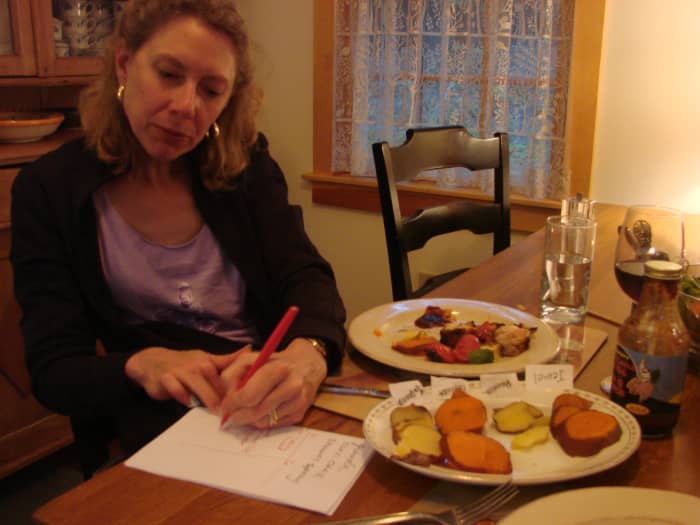 Conducting the taste testing were two PhD scientists (along with myself). Rigorous notes were taken.
