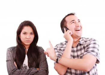Are your partner's conversation with a certain someone bothering you? If yes, then tell him/her. Unless your partner is a psychic, he/she will not know it unless you spell it out.