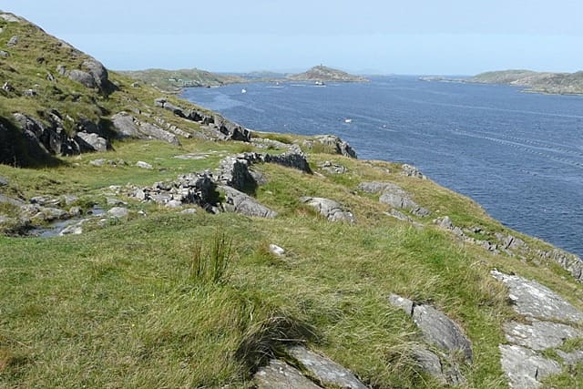 Famine road above Killary Harbor, Co. Galway.