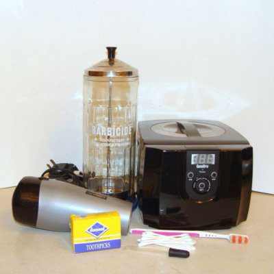 Tools for cleaning vintage safety razors