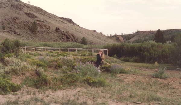 Sarah looking lovely on the nature trail in South Pass City, Wyoming