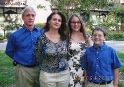 Here's a photo of me when I was size 10-12. This is probably one of the best looks on me. I had enough thickness on me to feel like I looked nice. I was healthier and my 'rolls' weren't rolls then. lol Daughter GC and I were able to share. :-)