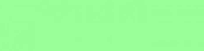 PALE GREEN 60% (R) :100% (G) : 60% (B) This is Green light with the addition of Red and Blue light in equal proportions, making the final tone paler, and closer to White.