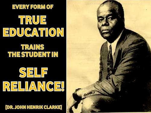 What we do for ourselves depends on what we know of ourselves and what we accept about ourselves" (Timothy Callender) Echoing Clarke's Master Teaching Lessons and Lectures