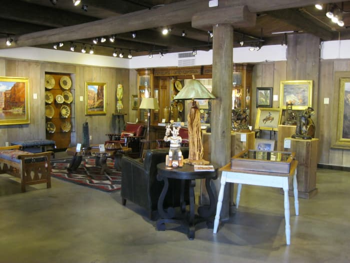 Garlands Collectors Room is located in the Garlands Rug Gallery and offers a wider variety of Southwestern items.