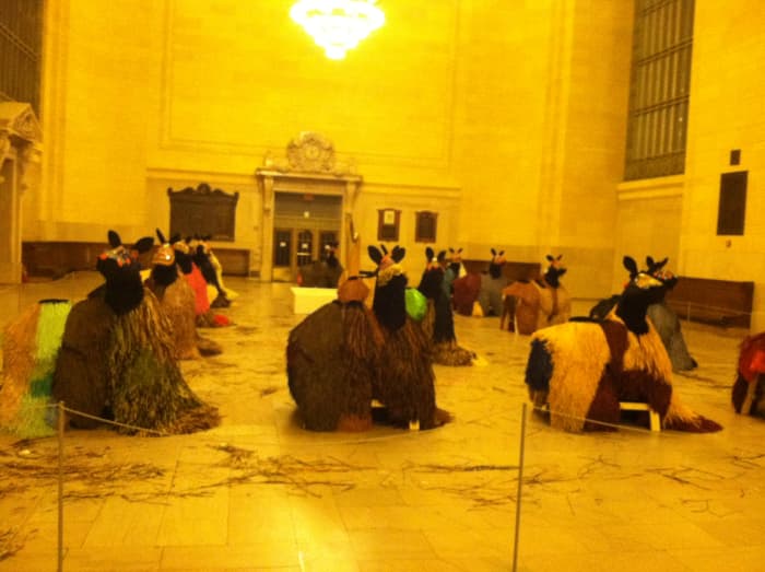 Here is some weird camel art, probably made by an introvert. (Grand Central Station, NYC)