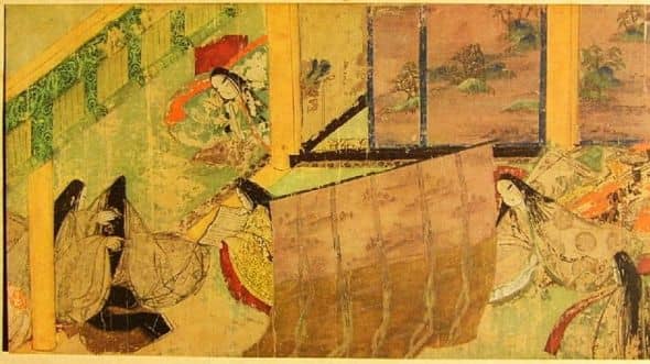 Imperial court in Kyoto. Van Gogh was swept away by Japonisme and Japonaiserie