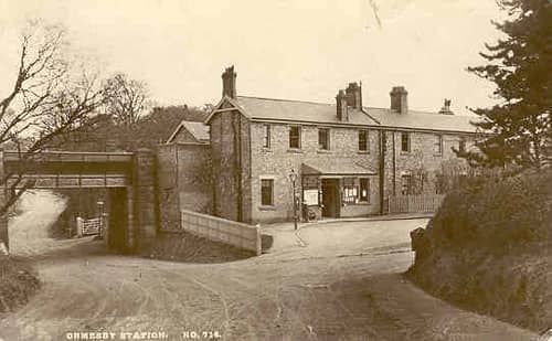 Ormesby Station as it was at around the turn of the 20th Century, well before road widening and house building in the neighbourhood. The station was over a mile west of the village