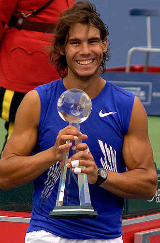 Rafael Nadal, Spain's number one professional tennis player, is from Manacar, (one of the smaller) Balearic Islands, Spain.