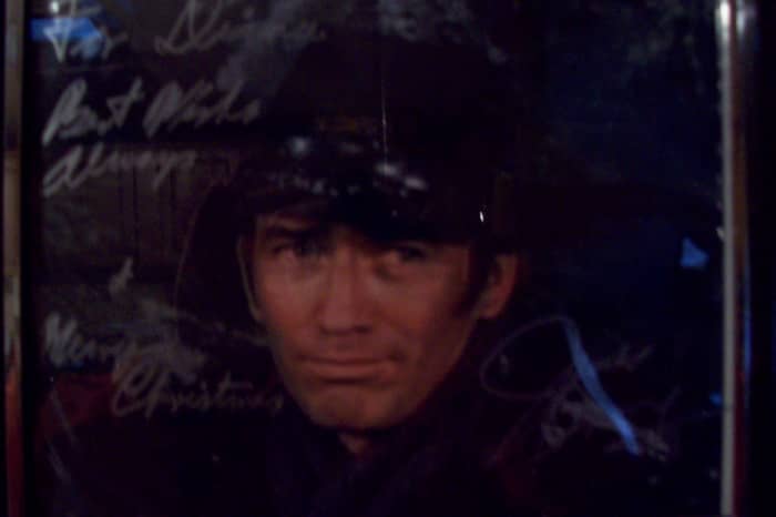 In 2011, I got a special Christmas greeting from James Drury. I keep this one in a frame on the wall over my desk.