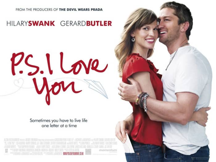 P.S. I Love You is a movie about learning to love after a tremendous loss. Gerry encourages his wife with letters from beyond the grave, pushing her to find romance without him in the world.