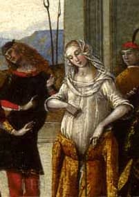 "The Story of the Patient Griselda," one of the tales from the "Decameron." Painted circa 1500, painter unknown.
