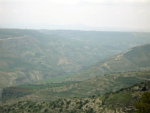 A photo of Yarmouk, Syria, the battle site where the Romans lost the provinces of Syria and Palestine to the Arab Caliphate.