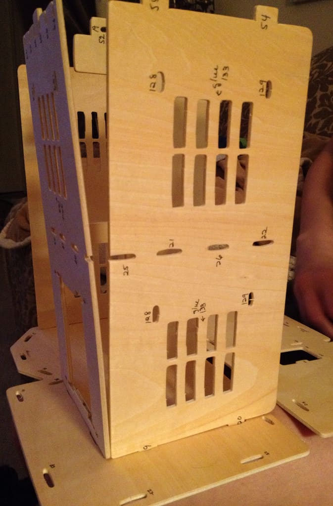 Building a dollhouse isn't always easy and it's surely not for (most) children under the age of 12. Adults should be prepared to build dollhouses for their children.