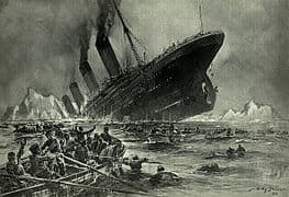 When the Titanic is going down around you, it takes something a little bigger than a shot glass to bail it out with.